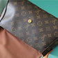 LV Mini Looping Flap Shoulder Bag Monogram For Women 9.4in/24cm Brown LV M51147