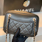CHL Camera Cubic Diamonds Black Bag For Women 12.5cm/4.9in