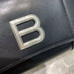 Balen Hourglass Wallet Bag In Black, For Women,  Bags 8in/20cm