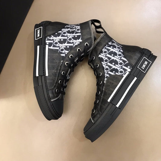 BL - DIR B23 Black HIGH-TOP SNEAKER
