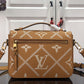 LV Pochette Metis Monogram Empreinte Arizona Brown For Spring,  Shoulder And Crossbody Bags 9.8in/25cm LV M46018