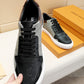 BL - LUV BLnogram Denim Brown And Gray Sneaker