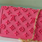 LV Mini Dauphine Monogram Fluo Pink For Women,  Shoulder And Crossbody Bags 18.5cm/7.3in LV M20747