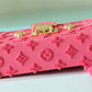 LV Petite Malle Tufted Fluo Pink For Women,  Shoulder And Crossbody Bags 7.9in/20cm LV M20745