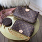 LV Multi Pochette Accessoires Monogram Canvas For Women,  Shoulder And Crossbody Bags 24cm LV M44840