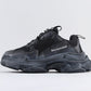 BL - Bla Triple S Pure Black Sneaker