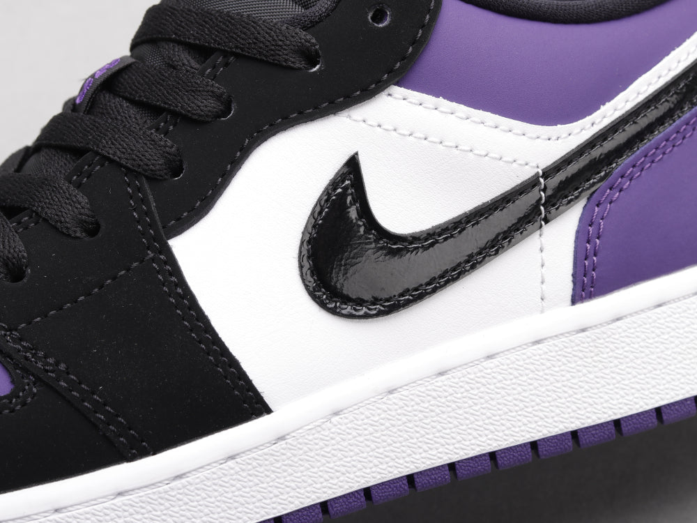 BL - AJ1 Black and purple toes