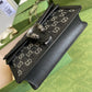 gg Dionysus Small gg Shoulder Bag Black And Ivory gg Denim Jacquard For Women 10in/25cm 499623 UN3BN 1274