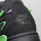 BL - OW x Rubber Dunk Black & Green