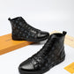 BL - LUV High BLnogram Black Boot Sneaker