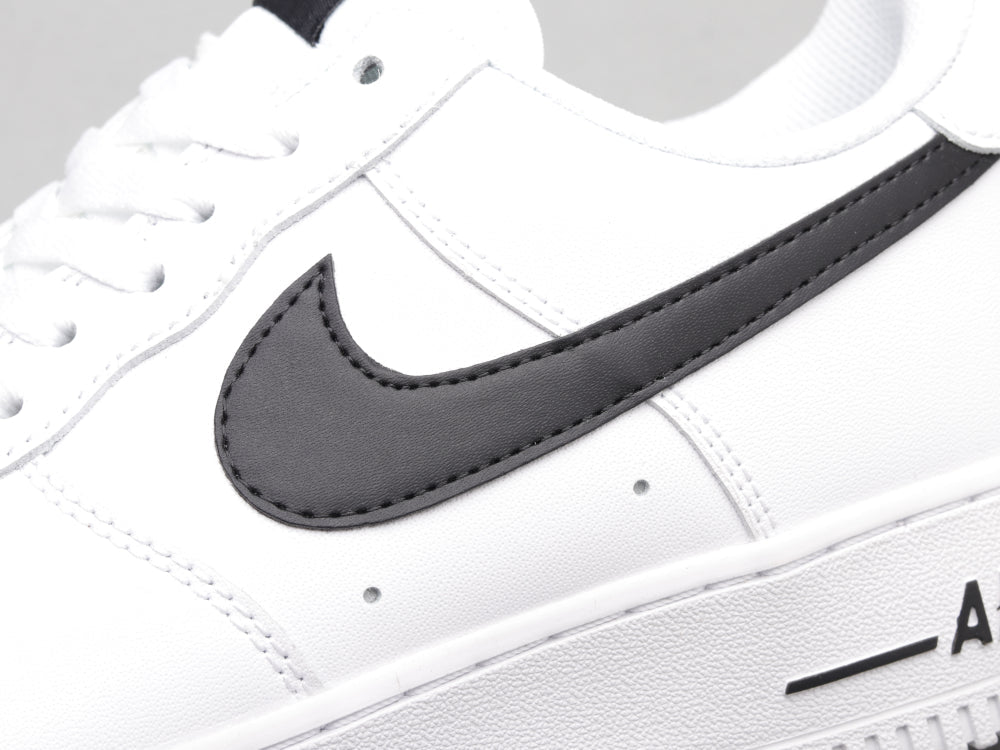 BL - AF1 White and black low gang