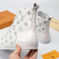 BL - LUV High BLnogram White Boot Sneaker