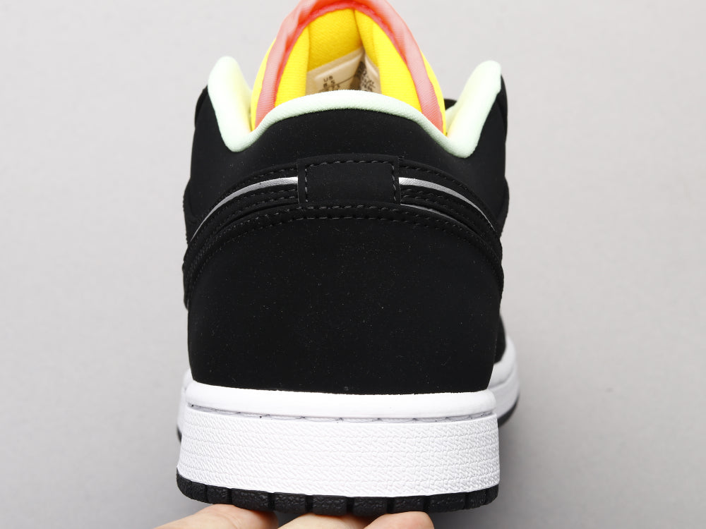 BL - AJ1 Black, blue and yellow stitching