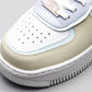 BL - AF1 Deconstructed White Blue Powder Macarons