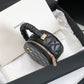 ChanelVanity Case Shiny Gold Black Bag For Women 9.5cm/3.7in