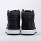 BL - AJ1 black and red silk