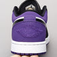 BL - AJ1 black and purple toes