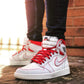 BL - AJ1 white and red manuscript