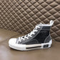 BL - DIR B23 Black and White HIGH-TOP SNEAKER