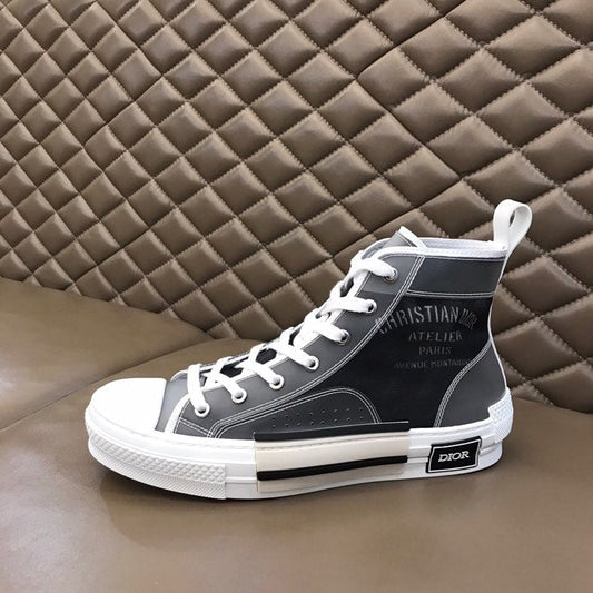 BL - DIR B23 Black and White HIGH-TOP SNEAKER
