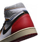 BL - Union x AJ1 High white and red stitching