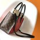 LV On My Side MM Tote Bag Monogram Canvas Red For Women,  Shoulder Bags 12in/31cm LV M53824