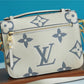 LV Pochette Metis Monogram Empreinte White For Women, Women’s Handbags, Shoulder Bags And Crossbody Bags 9.8in/25cm LV 