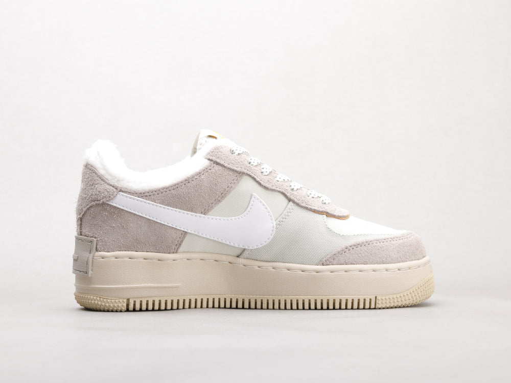 BL - AF1 Shadow gray and white deconstructed plus velvet