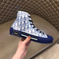 BL - DIR B23 Blue HIGH-TOP SNEAKER