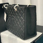 ChanelTote Bag Spring Collection Gold Toned Hardware Black For Women 13in/33cm