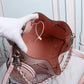 LV Bella Bucket Bag Mahina Magnolia Pink For Women, Women’s Handbags, Shoulder And Crossbody Bags 7.5in/22cm LV M57068