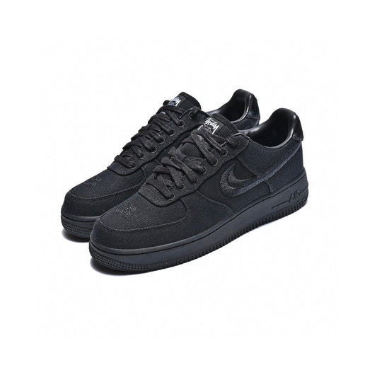 BL - AF1 x Stussy Collaboration Pure Black