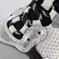 BL - Bla Triple S Red Silver Sneaker