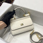 DG Small Sicily Bag In Dauphine White For Women 7.5in/19cm DG BB7116A100180001