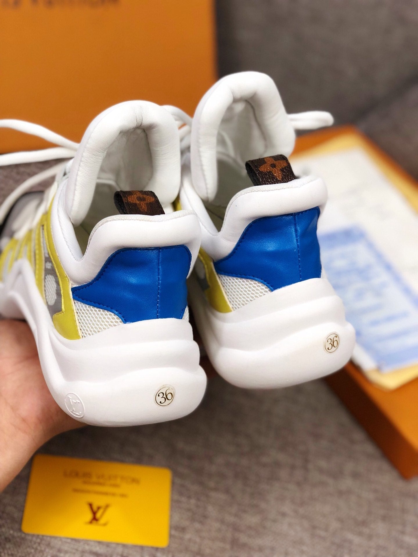 BL - LUV Archlight Brown Black Yellow Sneaker