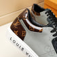 BL - LUV BLnogram Denim Brown And Gray Sneaker