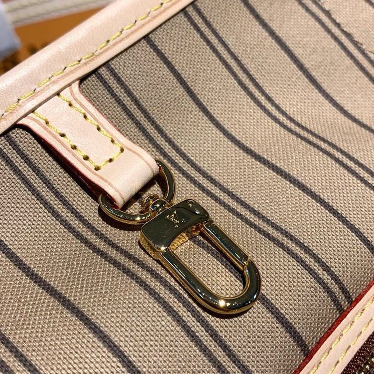 LV Neverfull MM Tote Bag Monogram Canvas Beige For Women,  Shoulder Bags 12.6in/32cm LV M40995