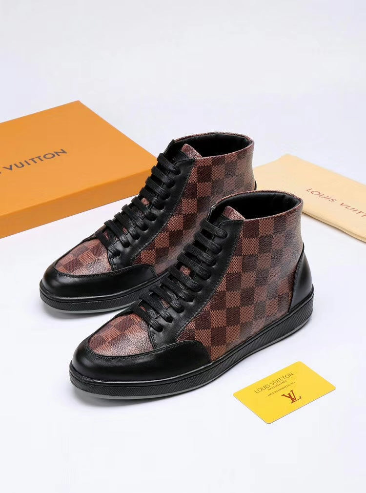 BL - LUV HIgh Top Brown Sneaker
