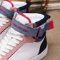 BL - LUV Rivoli High Pink Blue White Sneaker