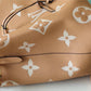 LV NeoNoe MM Monogram Empreinte Arizona Beige / Cream For Women, Women’s Handbags 10.2in/26cm LV M45808