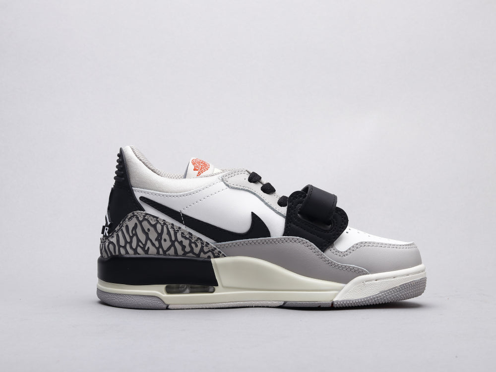 BL - AJ Black Ash Burst Crack Low Top