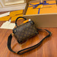 LV Petite Malle Souple Monogram Canvas Black For Women, WoHandbags 7.9in/20cm LV M45571
