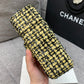 ChanelMini Yellow Tweed Flap Bag For Women 20cm/7.5in