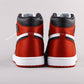 BL - AJ1 red silk black toe