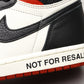 BL - AJ1 No resale of black and red