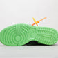 BL - OW x Rubber Dunk Black & Green
