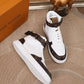 BL - LUV High Top White Brown Sneaker