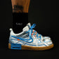 BL - OW x Rubber Dunk North Carolina Blue