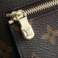 LV ID Card Holder Monogram Canvas Brown For Men, Wallet 13cm LV N60378