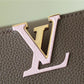 LV Capucines Mini Taurillon Smokey Brown Green/ Creme/ Pink For Women,  Shoulder And Crossbody Bags 21cm/8.3in LV